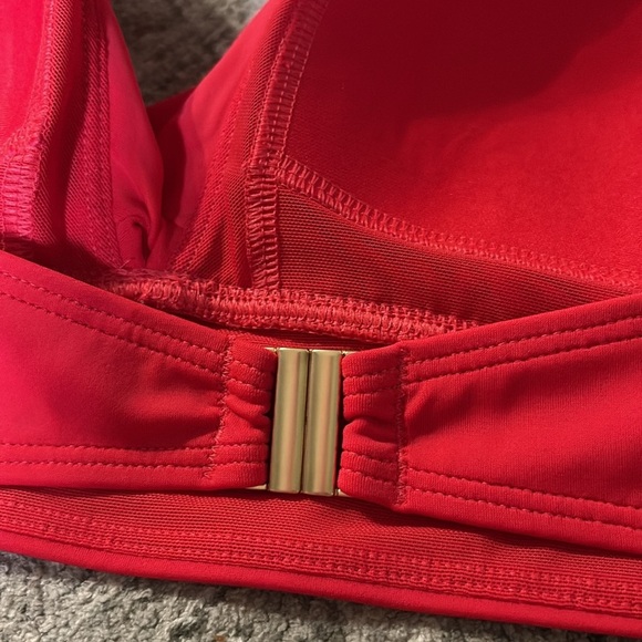 Boden Bikini - Red and Multicolor Floral - NWT - size 8 - halter top -padded bra - Picture 6 of 7